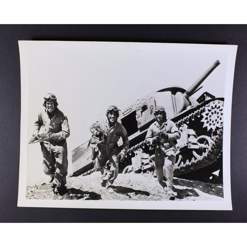 1943 Sahara movie Lobby card 8 x 10" Humphrey Bogart WWII war movie, original